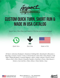 Custom Quick Turn Short Run Made in the USA Catalog