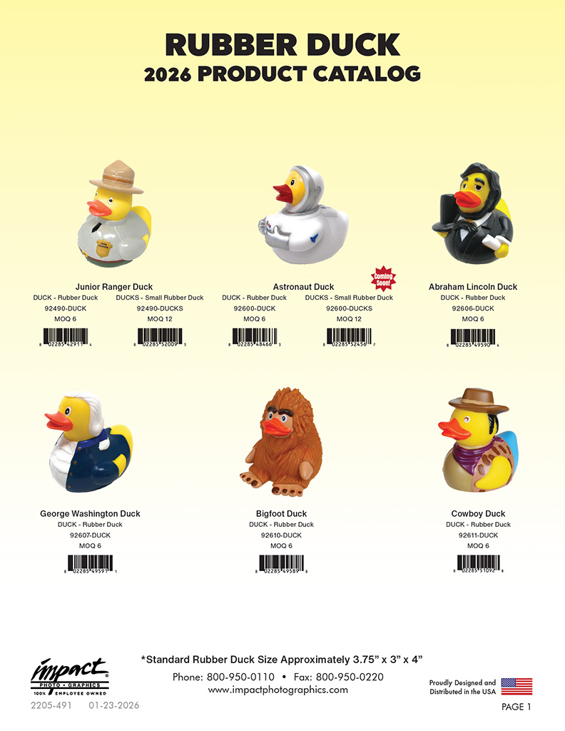 Rubber Duck Product Catalog
